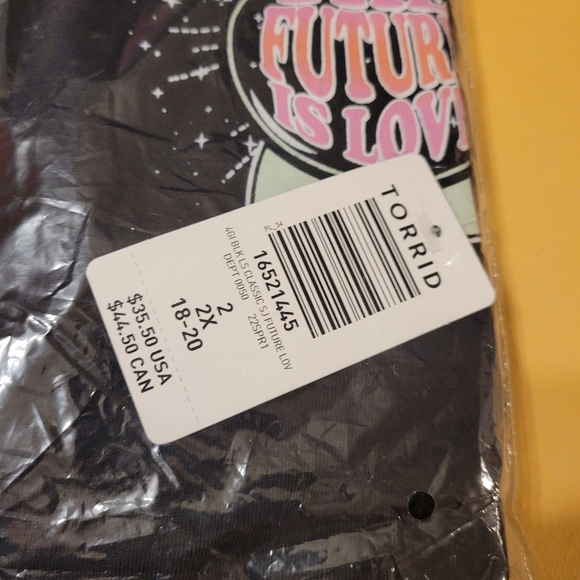 EVERYDAY TEE - SIGNATURE JERSEY FUTURE IS LOVE BLACK Size 2 - Picture 9 of 9